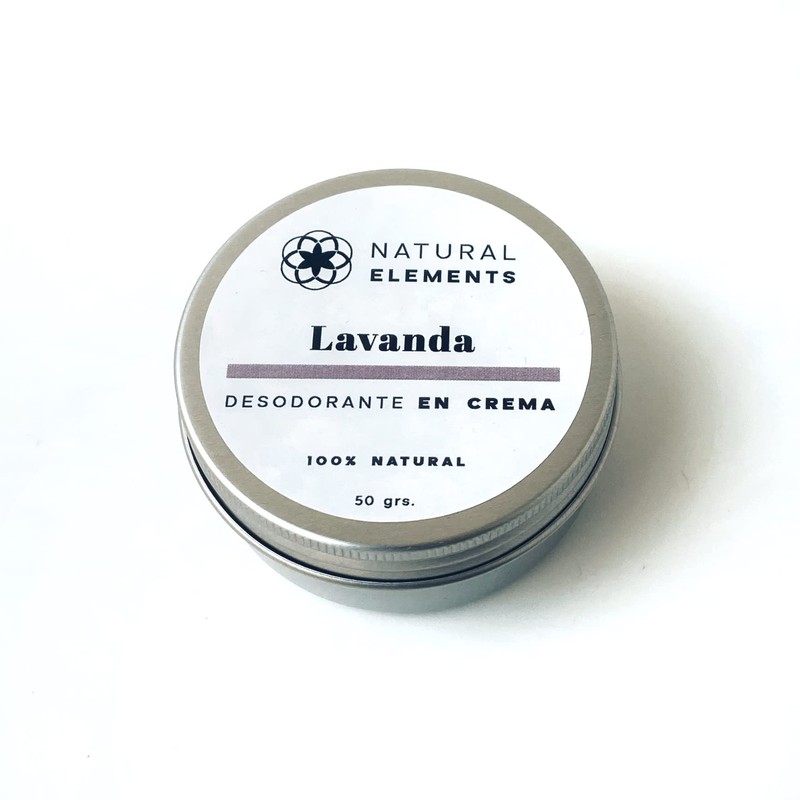 Natural elements, Desodorante en crema lavanda & geranio