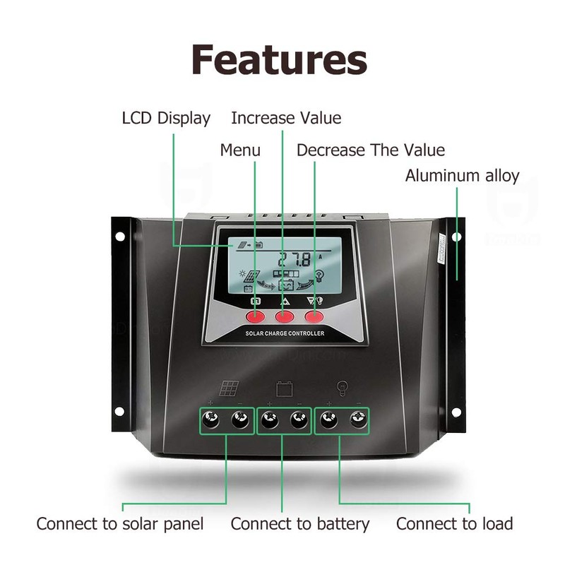 SolaMr WP Series Solar Charge Controller, 50A
