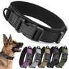 Ledeak Tactical Dog Collar, Adjustable Polypropylene Nylon Dog Collar with
