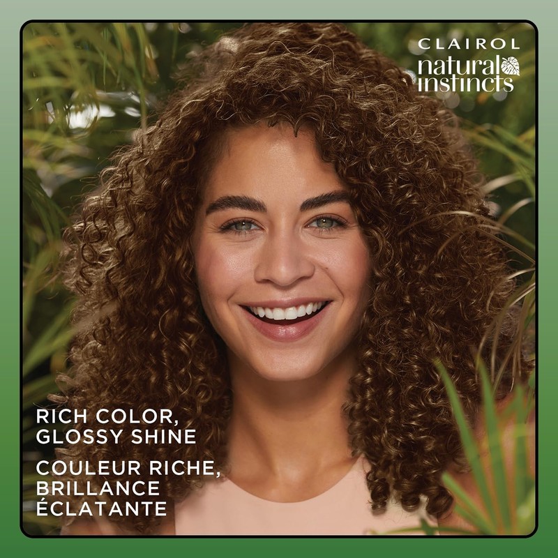 Clairol Natural Instincts Demi-Permanent Hair Dye, 6A Light Cool Brown
