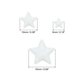 MECCANIXITY Glow in The Dark Star Decals Decor Blue Wall Stickers for Ceiling Bedroom Bedding Room 3 Set