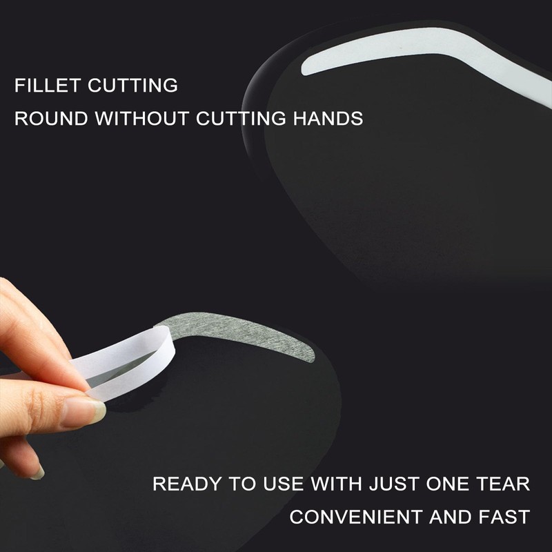 Pack of 50 Clear Face Visors for Microblading, Permanent Makeup,