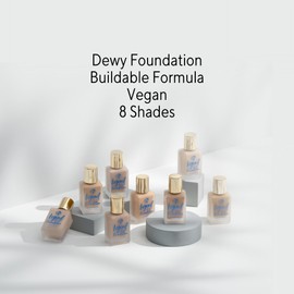 W7 Legend Foundation - Creamy Liquid Foundation for Poreless, Semi-Matte Medium Coverage - 28ml (Butterscotch)
