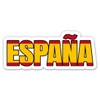 Espana Spain Travel Flag Vinyl Sticker - Car Phone - 4"