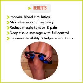 Urban Fitness Home Gym Exercise Physio Dual Sided Massage Roller