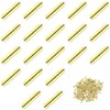 20 PCS Mini Extended Hinges for Small Boxes with Screws