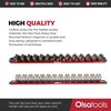Olsa Tools Wall Mount Wrench Organizer | Red Anodized Aluminum