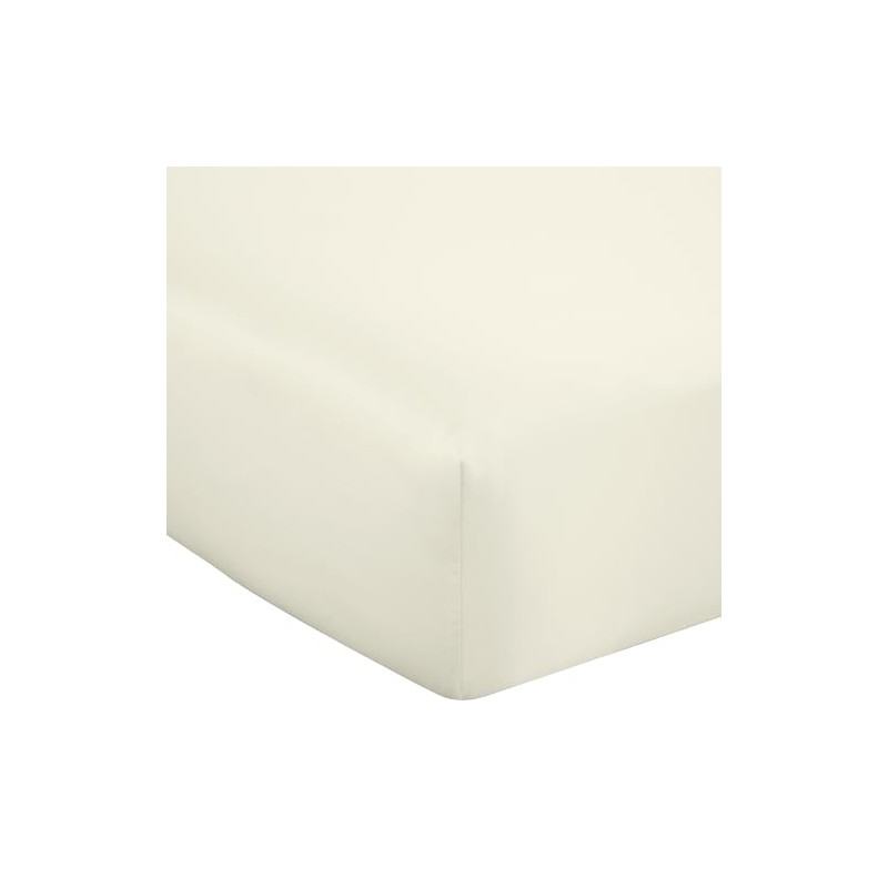 Catherine Lansfield Silky Soft Satin Super King Fitted Sheet Champagne