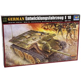 Trumpeter 00385 German Entwicklungsfahrzeug E10 Hetzer Tank 1/35 Scale Model Kit