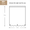 Felisa Waterproof Fabric Shower Curtain Liner with 3 Large Magnets,72