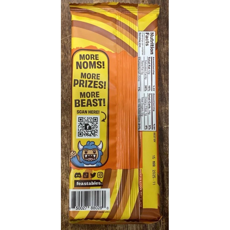 Feastables Mr Beast Feastables DEEZ NUTZ Milk Chocolate Peanut Butter