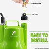 FLUENTPOWER Standard Garden Hose Connector Fitting, Plastic Hose Adapte for