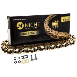 NICHE Drive Sprocket Chain Combo for KTM 85 17/14 SX Front 13 Rear 46 Tooth 428 X-Ring 124 Links