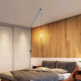 Adcssynd 6 Pack Aluminum Swag Hooks for Ceiling Hanging, Swag Hook Super Load, Black Ceiling Hooks for Hanging Lights, Swag Lamp Hooks, Modern Swag Hooks for Ceiling Hanging- Easy to Use