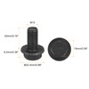 sourcing map M10x20mm Hex Serrated Flange Bolts 10.9 Grade Carbon