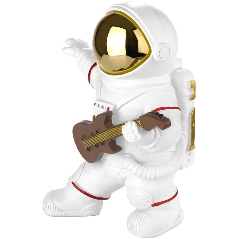 BRUBAKER Decorative Astronaut Guitarist - 17 cm Spaceman Space Figure
