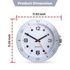 Luminous Wall Clock - 12" Analog Wall Clock with Silent