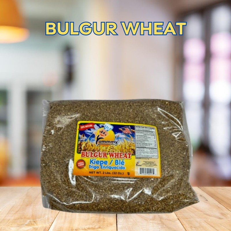 Yummmy Bulgur Cracked Wheat, Trigo Bulgur, 2 Lbs (32 Oz),