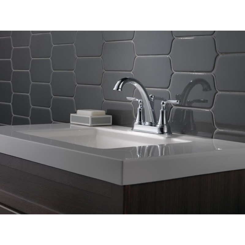 Two Handle Centerset Bathroom Faucet