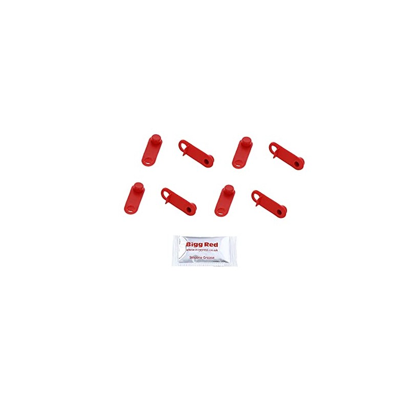Bigg Red - Bleed Nipple Covers - Compatible with Suitable