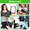 24 Pack Bulk Mini Clipboards, Black A5 Memo Clipboard 5.9x8.8