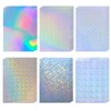 Sitengle Hologram Stickers, Printable, 6 Types, Set of 24, A4