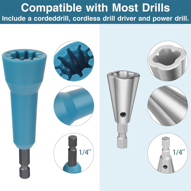 Wire Nut Twister | Wire Stripper Drill Attachment | Professional