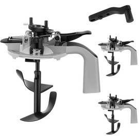 3 Pcs Paint Can Mixing Lid Quart Size Paint Pouring Spout Dispenser with Grip Handle Mix Blade for Stirring Storing Pouring(1 L)