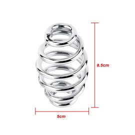 Keenso 3 Inch Steel Seat Springs, Barrel Springs Seat Attachment for Chopper Bobber Motorcycle (Chrome)