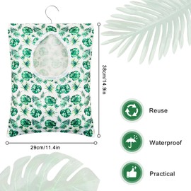 BONAVCY Clothes Peg Bag for Washing Line, 2 Pack Fabric Clothes Pin Bag 36 x 28 cm, Clothespin Hanging Storage Bag for Laundry Lines and Wardrobe