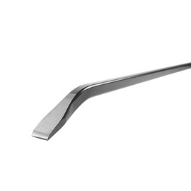 Stark USA 36" Jumbo Industrial Pry Bar Angled Tip Crowbar Striking Caps Automotive Prying with Padded Handle 11561 Silver