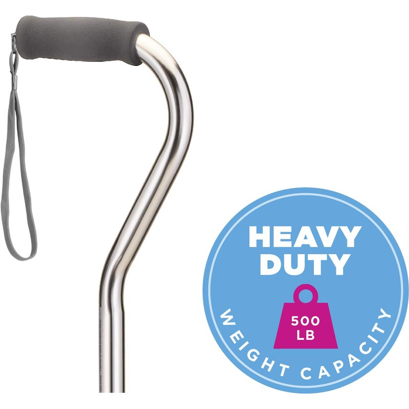 NOVA Heavy Duty Quad Cane with Small Base, 500 lb