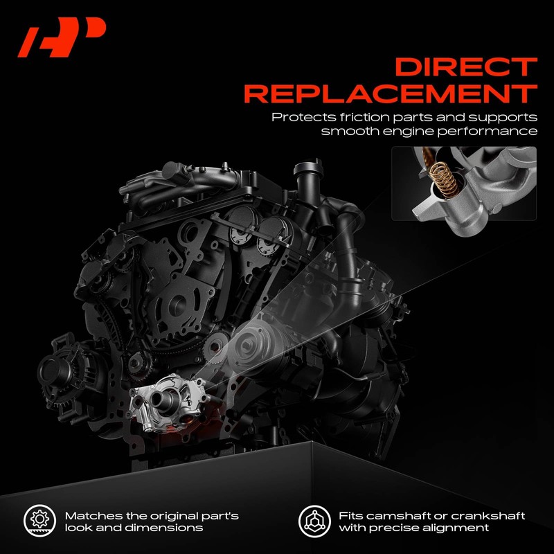 A-Premium Engine Oil Pump Compatible with Toyota Camry 1992-2001, Solara