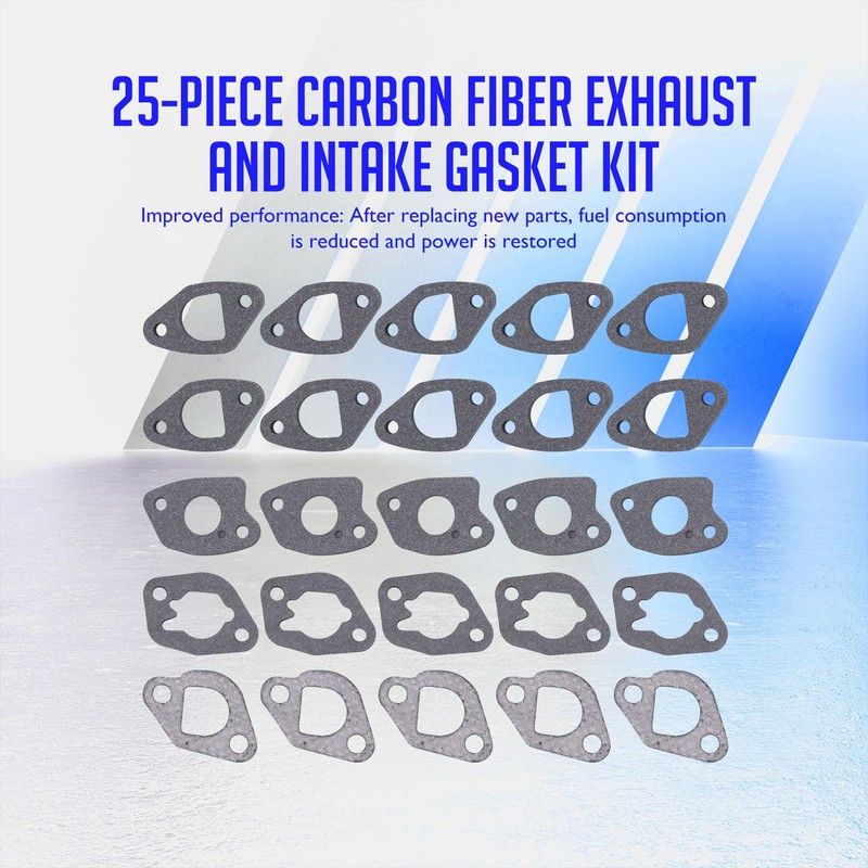 OXCANO 25 PCS Predator 212 Carb Exhaust Intake Gasket Kit