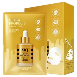 Jaminkyung Ultra Propolis Ampoule Mask 200g, 10 packs, 1 piece / 자민경 울트라 프로폴리스 앰플 마스크 200g, 10개입, 1개
