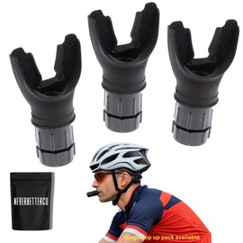 Breathing Trainer Triple Pack – Lung Exerciser for Fitness & Sports | Build Stamina, Endurance & Breath Control | Respiratory Training Device for Runners, Cyclists, Boxers & HIIT (One Size, 3, Count)