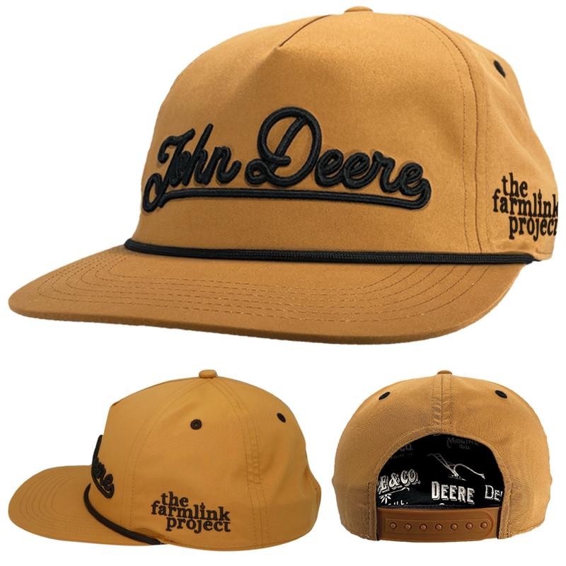 John Deere The Farmlink Project Embroidered Rope Hat - Construction