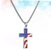 LIFKOME Fashion Necklace Alloy Hip Hop Necklace Creative Cross Pendant