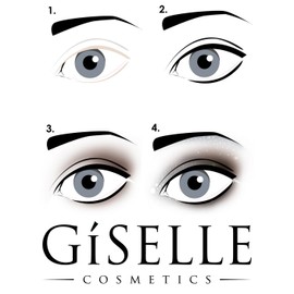 Giselle Cosmetics Loose Powder Organic Mineral Eyeshadow - Pink Pearl - 3 gms