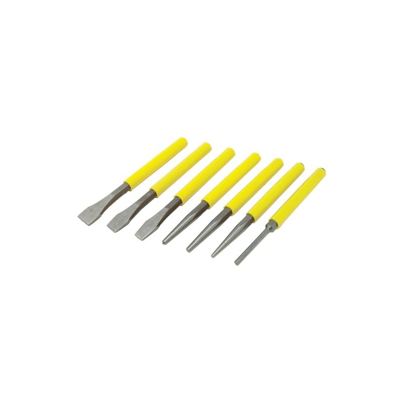 Performance Tool W750 7-Piece Chisel and Punch Set - Durable