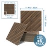 16-Pack Acoustic Wall Panels, 11.8" x 11.8" Peel and Stick