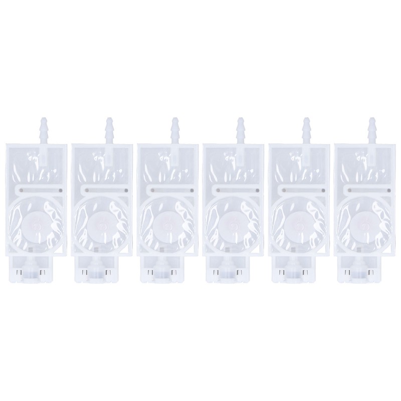 6Pcs Ink Damper Solvent Inkjet Head Rectangular PP Damper Replacement