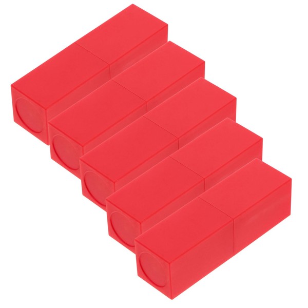 Healvian 5pc Magnet Empty Lipstick Tube Lip Balm Tube Material