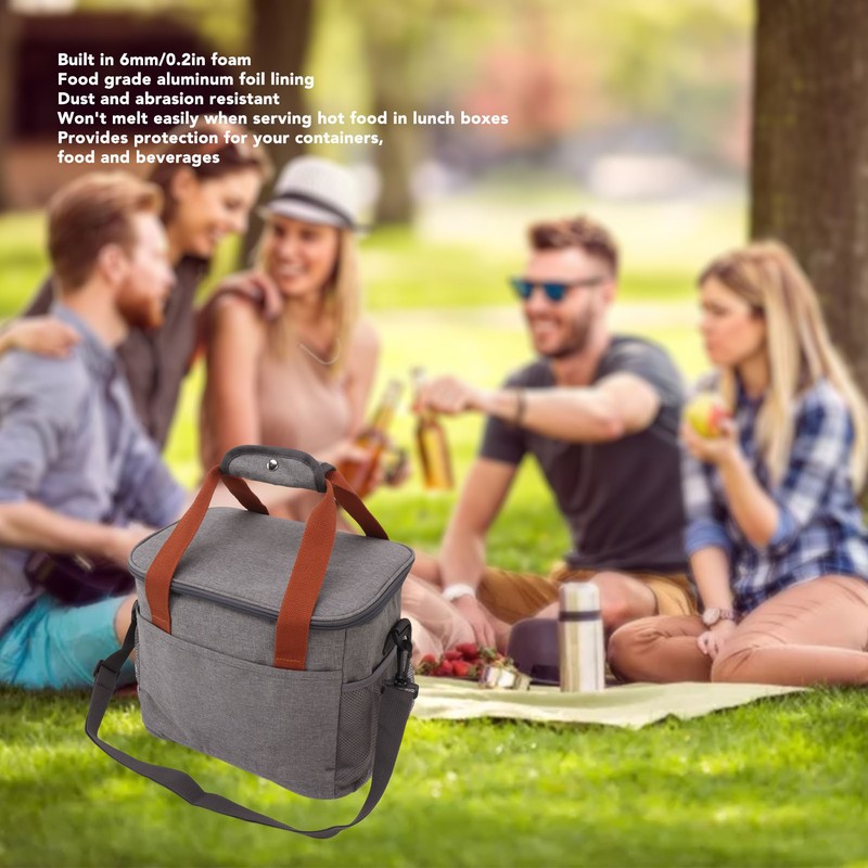 Large Lunch Bag Thickening Waterproof Heat Insulation Leakproof Freezable Cooler