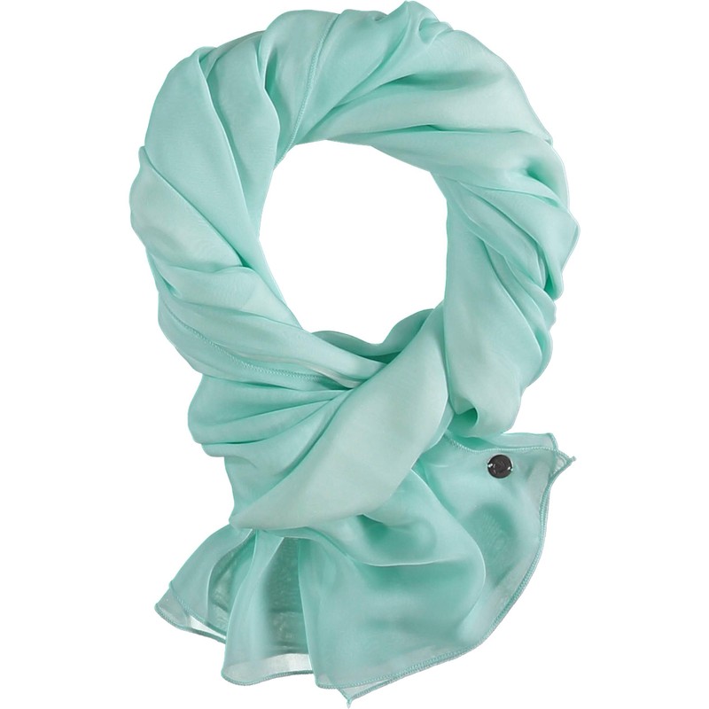 FRAAS Ladies Silk Stole 67 x 180 cm, Honest Green