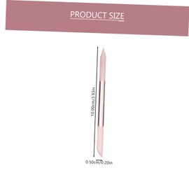 Healeved 2pcs Nail Manicure File Glass Nail Files Trimming Kit Art for Women Trimming Kit