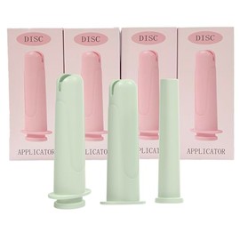Aplicador SafeInsert DISC, solo para discos menstruales: herramienta de inserción ergonómica, aplicador higiénico y reutilizable para discos menstruales para mujeres, aplicación cómoda con man