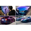 NewL High Gloss Chameleon Blue to Purple Glossy Car Sticker