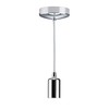 Knightsbridge Knightsbridge 6 Inch E27 Contemporary Pendant Set in Polished