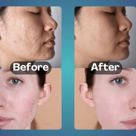 Lantanro - Hypochlorous Acid Sprey For Face & Skin - Enriched with Vitamin C & E + Hyaluronic Acid - Safe for All Skin Types - Acne-Prone Skin - Dry Face, Skin, Scalp - Piercing & Tattoo Aftercare - Natural Saline Toner - Eye Lash & Facial Cleanser - Pre